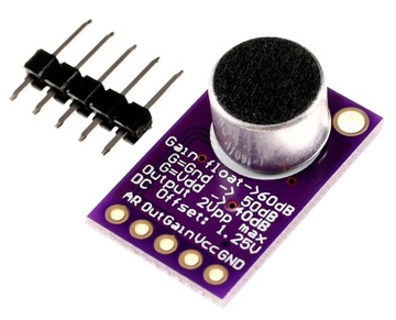 MAX9814 mikrofon elektretowy wzmacniacz do Arduino