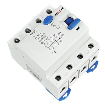 WYŁĄCZNIK RÓŻNICÓWKA RÓŻNICOWOPRĄDOWY 40A 100mA 3F