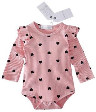 KOMPLET BODY W SERDUSZKA DLA DZIEWCZYNKI 92