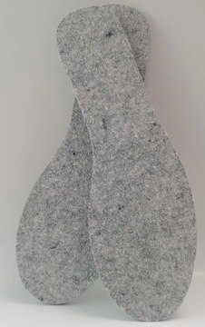 Wkładki Filcowe do Butów Sportowych Roboczych Uniwersalne Gruby Filc r.39