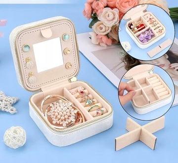 Шкатулка для драгоценностей, шкатулка-органайзер, шкатулка с зеркалом, футляр