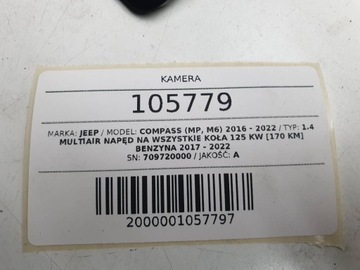KAMERA COUVÁNÍ JEEP COMPASS II 2018