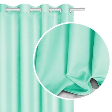 ZASŁONY 140x240 MIĘTOWA VIVA PRZELOTKI