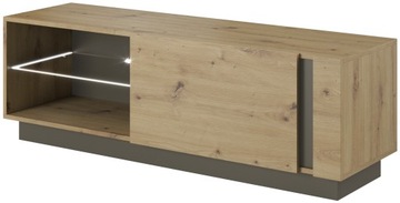 ZESTAW MEBLI ARCO dąb artisan + grafit 6 elementów