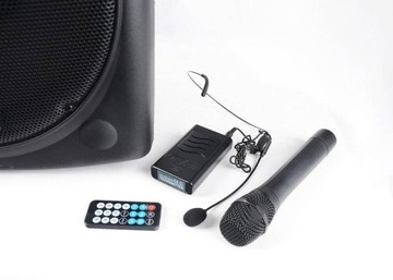 PORT BT 15-дюймовая мобильная аудиосистема, 2 микрофона, крышка аккумуляторного отсека