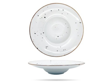 Talerz do pasty 28 cm Cottage White BOGUCICE