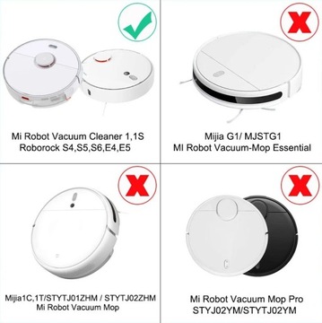 НАБОР ЩЕТОЧНЫХ ФИЛЬТРОВ для робота-пылесоса XIAOMI, SDJQR01RR, SDJQR02RR