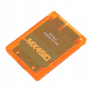 zr-TF MEMORY CARD FOR PS2 MX4SIO SIO2SD ORANGE