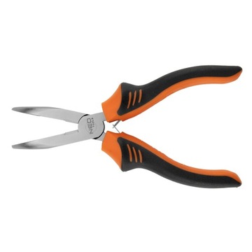 Szczypce wydłużone wygięte 180 mm NEO