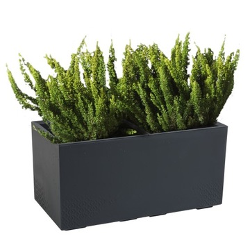 ЦВЕТОЧНАЯ КЛУМБА, ЦВЕТОЧНЫЙ ГОРШОК, ЯЩИК, ЦВЕТОЧНЫЙ ГОРШОК, ЧАША, ТЕРРАСА, АНТРАЦИТ, БОЛЬШОЙ БЕТОН, 80x40x40см