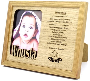 Ramka na zdjęcie z napisem Wnusia