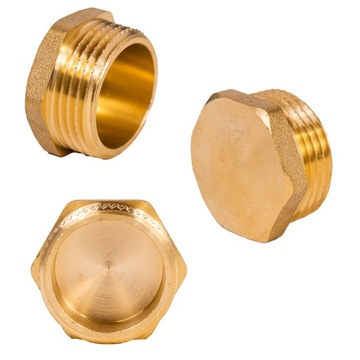 Korek mosiężny 6/4''