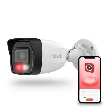 Комплект мониторинга HiLook NVR-4CH-4MP/4P, 4x IPCAM-B4-30DL, 1 ТБ, кабель