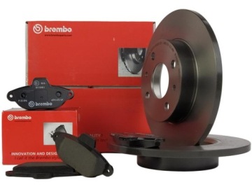 BREMBO TARCZE+KLOCKI PRZÓD FIAT PUNTO I II PANDA