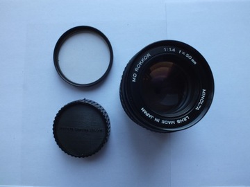 Minolta MD Rokkor 50 мм 1:1,4 – красиво и функционально