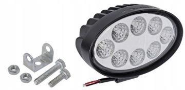 Овальный рабочий свет 8 led 24W 12V 24V 2 шт.