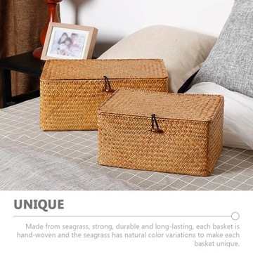 Плетеные корзины Контейнер для хранения 3 шт.