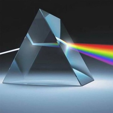 Треугольная оптическая призма 30х30х30х50мм - стекло