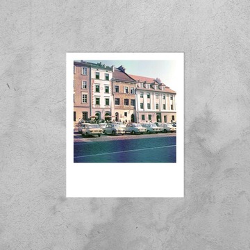 Kartka pocztowa: Kraków Warszawa Pole Polaroid Lue