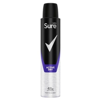 REXONA SURE MEN ANTYPERSPIRANT ACTIVE DRY 200ML