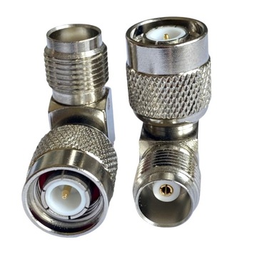 Adapter TNC wtyk / TNC wtyk KĄTOWY