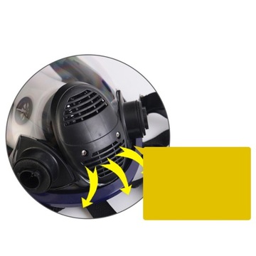 Полнолицевая пылезащитная маска Respirator 6800