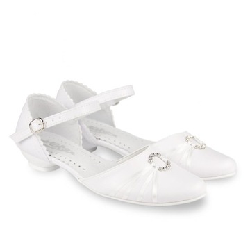 Buty komunijne dziewczęce KBD-710 33 eleganckie 22,3 cm