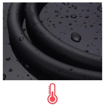 Некрутой душевой шланг для душа, черный, 150 см