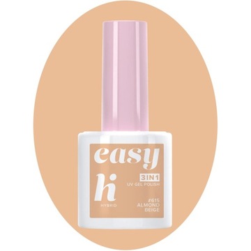 Hi Hybrid Lakier hybrydowy Easy 3w1 #615 Almond Be