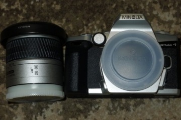 Фотоаппарат Minolta DYNAX4 + объектив + лампа