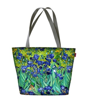 Torebka z nadrukiem Bertoni wodoodporna shopper Holi z nadrukiem - Irises