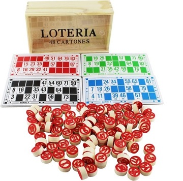 СЕМЕЙНАЯ НАСТОЛЬНАЯ ИГРА БИНГО ЛОТТО СОЦИАЛЬНАЯ ЛОТЕРЕЯ КЛАССИЧЕСКАЯ 48 КАРТ