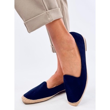 Baleriny espadryle damskie Navy r.39