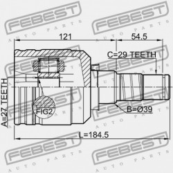 FEBEST 0211-A32MTLH KLOUB VNITŘNÍ