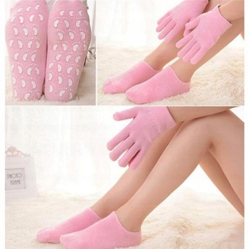 УВЛАЖНЯЮЩИЕ ПЕРЧАТКИ И ГЕЛЕВЫЕ НОСКИ ДЛЯ СПА