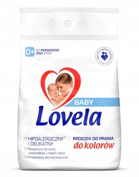 HIPOALERGICZNY PROSZEK DO PRANIA DLA NIEMOWLĄT 0+ LOVELA BABY KOLOR 4,1KG