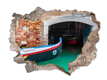 Naklejka na ścianę dziura 3D fototapeta Wenecja