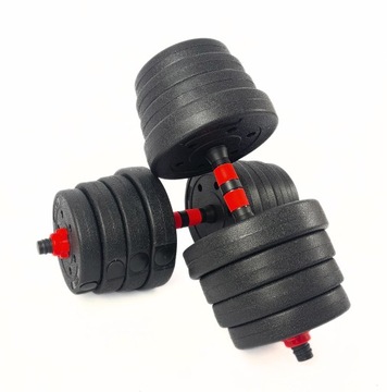 Sztanga 30 kg hantle regulowane 2x15kg Forfitter obciążniki gryf