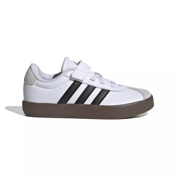Adidas Buty Sportowe Białe z Czarnymi Paskami VL COURT ID9155 # 31