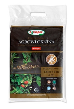 Agrowłóknina ściółkująca Agrimpex Dual-Agro 50g 1,6 x 5 D3511