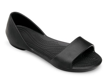 Lekkie balerinki Meliski damskie Czarne 36