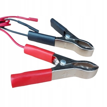 Krokodylki,klemy,zaciski elektryzator-akumulator