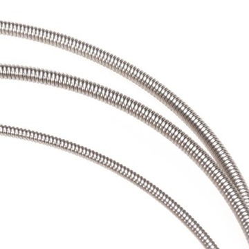 Набор серебряных стальных струн 4 в 1 2,5 мм/2 мм/1,4 мм/1 мм для бас-гитары со струнами