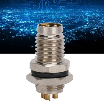 Złącze wtykowe M8 Aviation 4Pin Metalowy