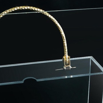 Прозрачная акриловая коробка для цветов. Большая свадебная подарочная коробка.