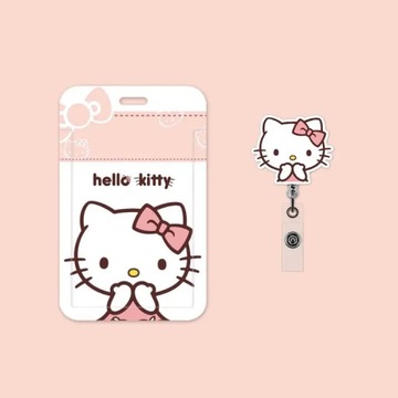 Sanrio Cute Girl Heart Card Holder Set Hello Kitty Doctor and Nurse ID