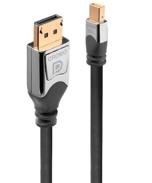 Kabel MiniDP-DisplayPort 1.2 4K 0,5m Lindy 36310