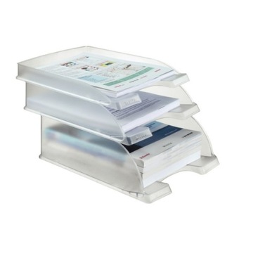 ПОЛКА ДЛЯ ДОКУМЕНТОВ LEITZ PLUS ПРОЗРАЧНАЯ A4 x2