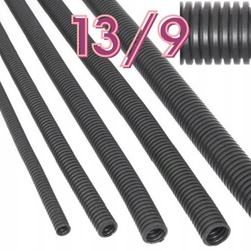 PESZEL SAMOCHODOWY RURA KARBOWANA 13/9 mm PROF.1m