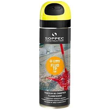 Soppec FLUO TP Spray Желтая геодезическая краска